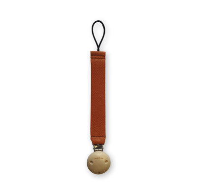 Chewies & More The Natural Collection Leather clip Cognac JCH-NAT-LC004