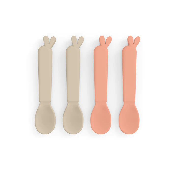 Done by Dear kiddish spoon 4-pack - lalee - sand/coral 1226327