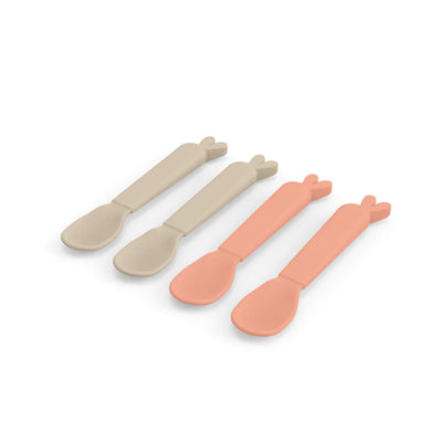 Done by Dear kiddish spoon 4-pack - lalee - sand/coral 1226327