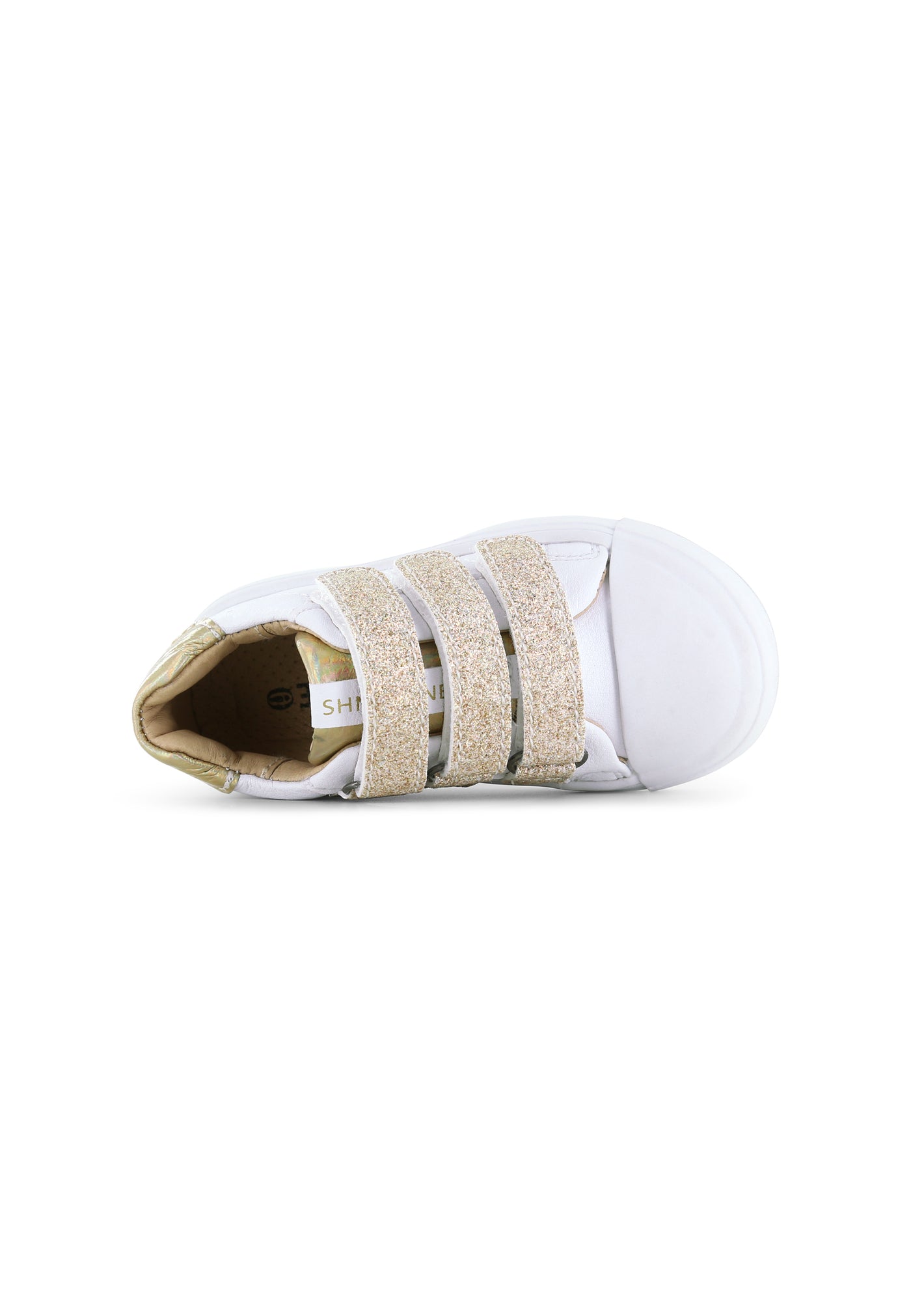 Shoesme s23 schoenen - white gold SH23S016-B