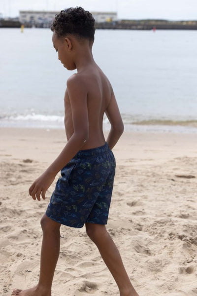 Tygo & Vito S23 Boys Kids beachshorts AO print TURTLE Navy X302-6661 190