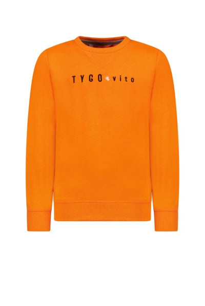 Tygo & Vito TV boys sweater TYGO & vito embro Orange Clownfish XNOOS-6300 570