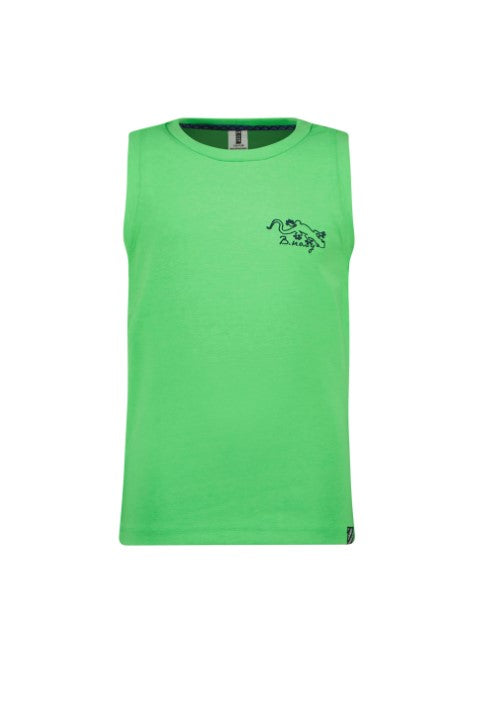 Bnosy S23 Boys sleeveless shirt in neon color w/ chest embro Y303-6448 375