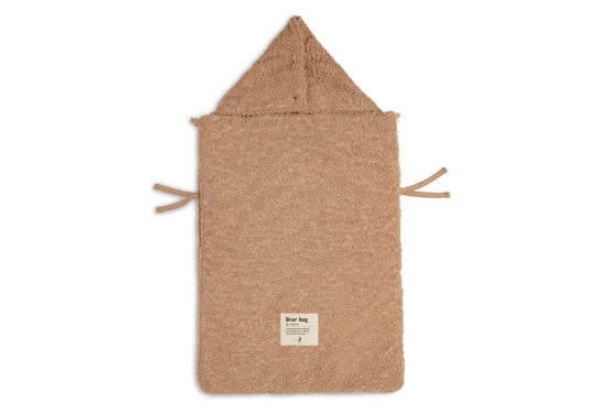 Jollein Voetenzak voor Autstoel Kinderwagen Boucle - Biscuit 025-811-66067