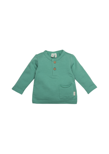 Bess organic Shirt l.sl. Pocket Green BO3023-014