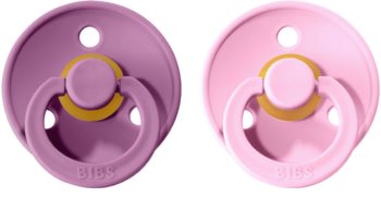 BIBS Colour 2 pack Pink/Lavender SIZE 1 110220