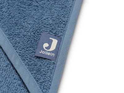 Jollein Badcape Badstof 75x75cm - Jeans Blue 534-514-66035