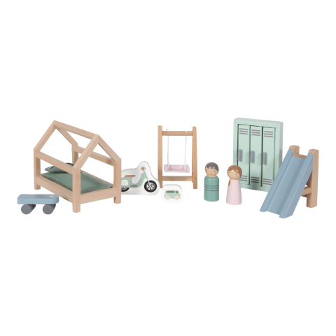 LD4478 - Doll’s House Children’s Room Playset  (1) (Small)