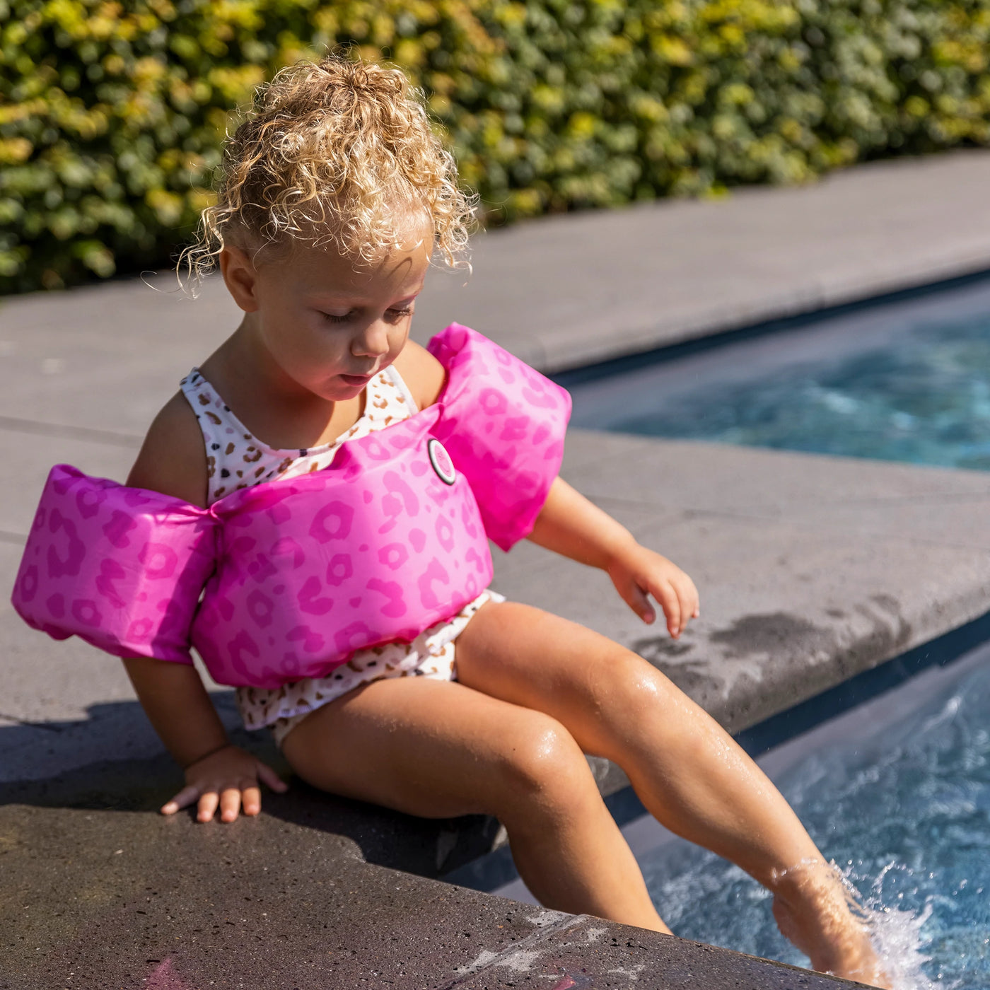 Swim Essentials Puddle Jumper Roze Panterprint 2020SE139