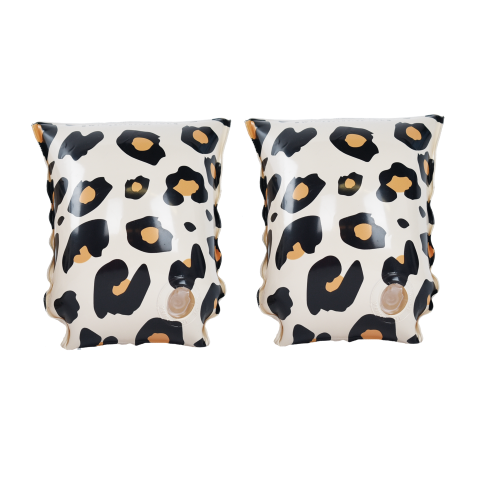 Swimming Armbands 2-6 Beige Leopard  (1) (Small)